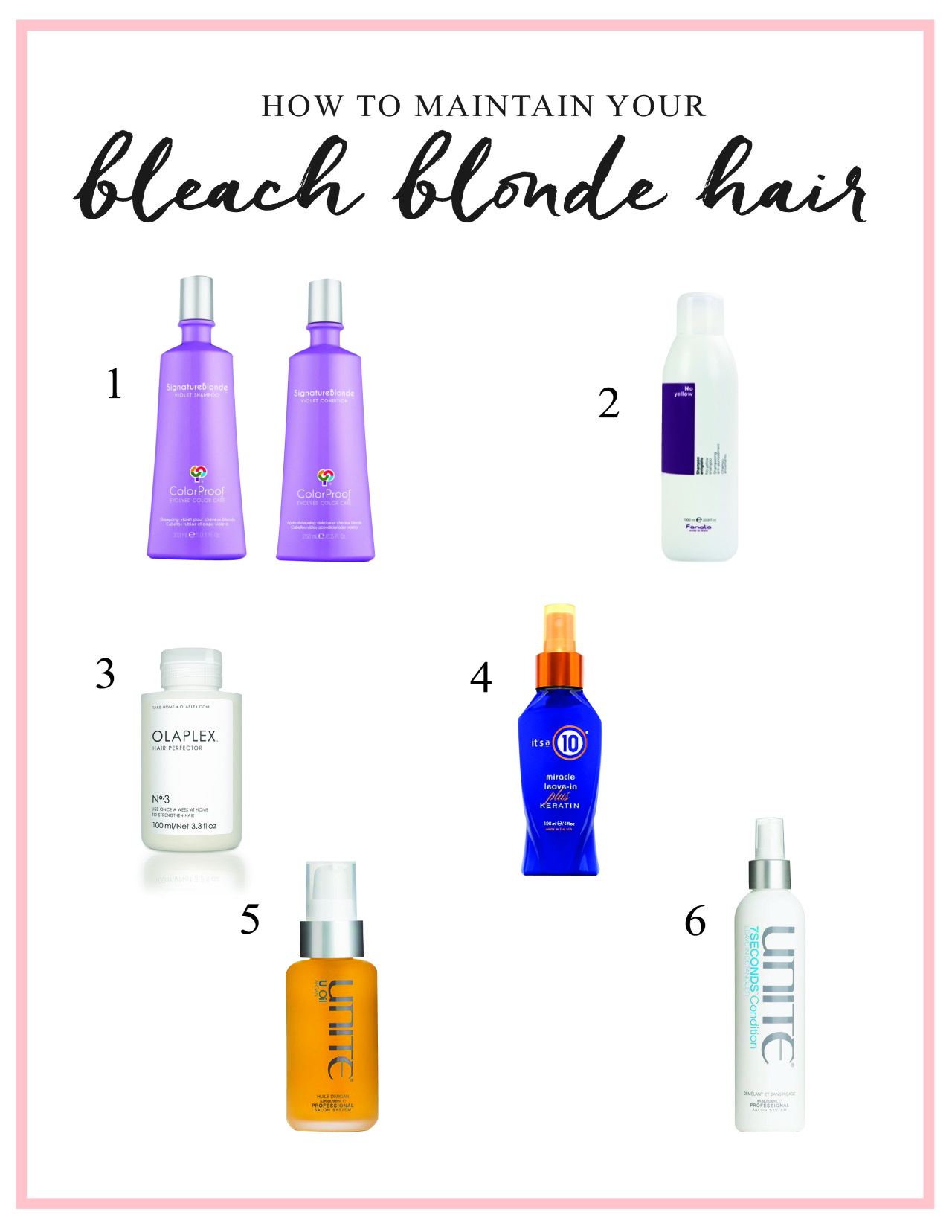 Maintaining your blonde hair 